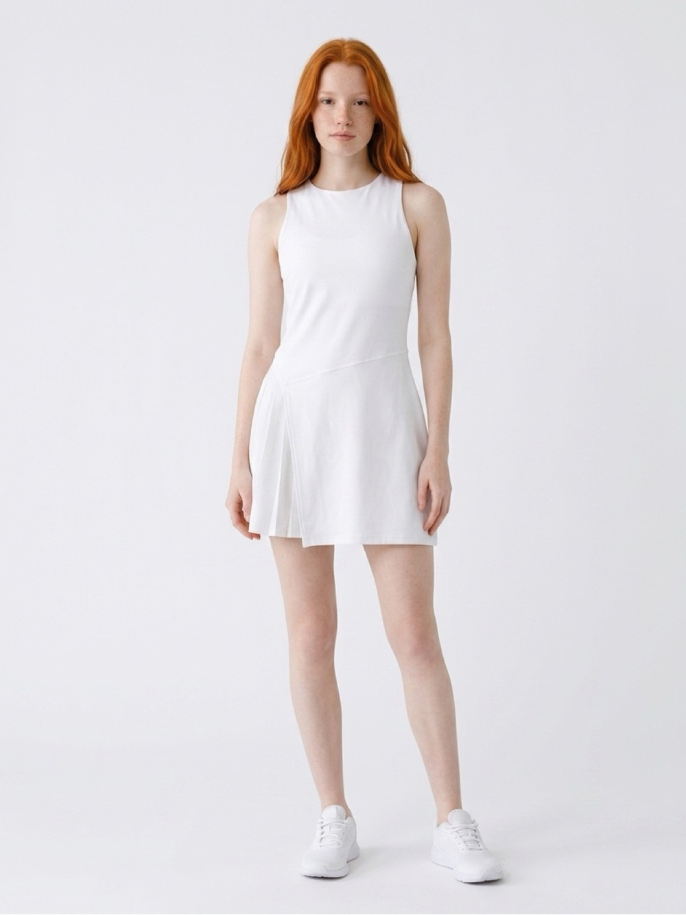 Lululemon NWT Sleeveless White Pleated Skirt Dress - Picture 3 of 8